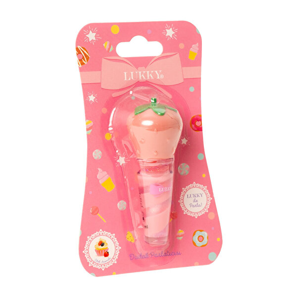 Lukky Çilek Sufle Aromalı Dudak Parlatıcısı