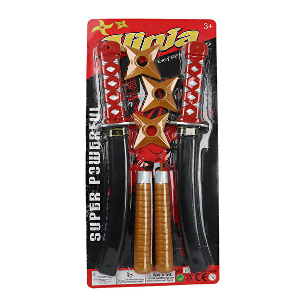 Çift Kılıç Mınçıkalı Ninja Seti