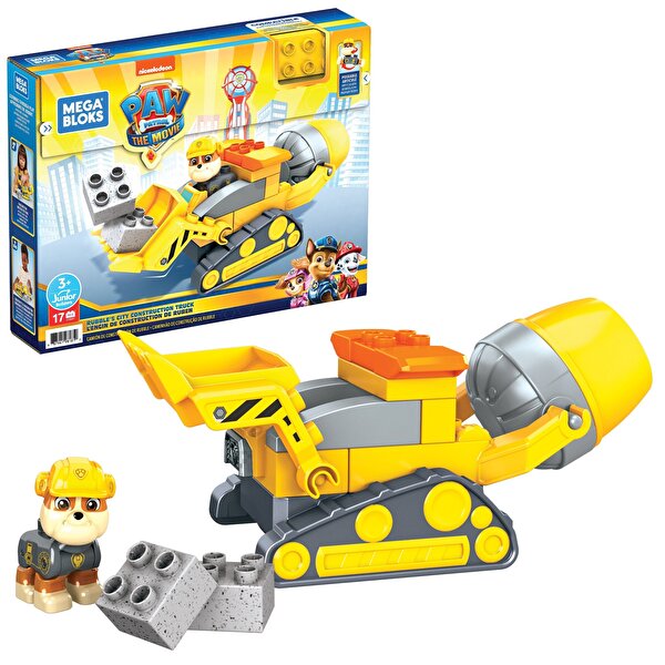 Mega Bloks Paw Patrol Rubble'ın İnşaat Kamyonu GYW91
