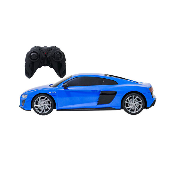 1:16 Audi R8 Coupe Uzaktan Kumandalı Işıklı Mavi Araba
