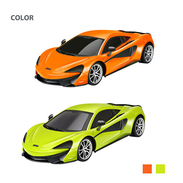 1:16 Mclaren Uzaktan Kumandalı Işıklı Turuncu Araba