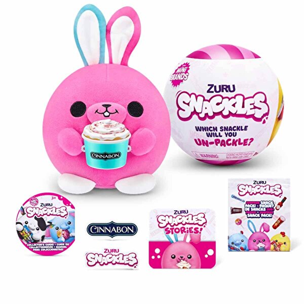 Snackles Aburcubur Sürpriz Peluş 12 cm