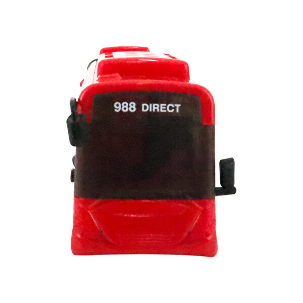 Teama 1:48 Körüklü Şehir Otobüsü Kırmızı