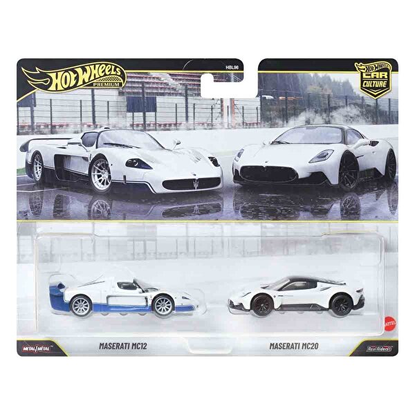 Hot Wheels 2'li̇ Premi̇um Araba Seti Maserati Mc12 Ve Maserati Mc20 JHW55
