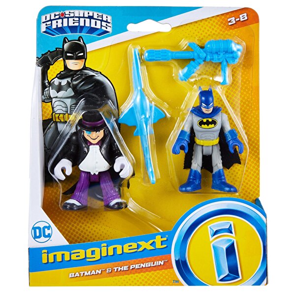 Imaginext DC Super Friends Figürler Classic Batman ve Penguin GWP60