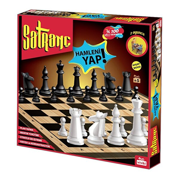 Viviki Ahşap Satranç Takımı