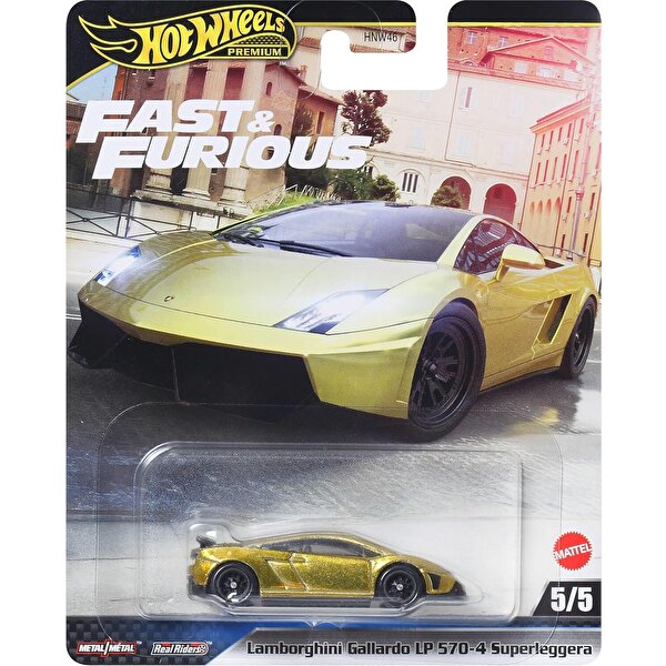Hot Wheels Hızlı ve Öfkeli Premium Arabalar Lamborghini Gallardo LP 570-4 Superleggera JBM01