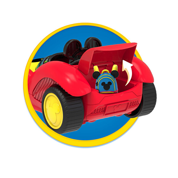 Mickey Figür ve Aracı Araba Temalı
