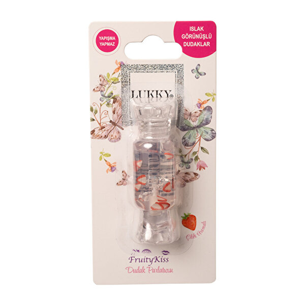 Lukky Çilek Parçacıklı Lip Gloss