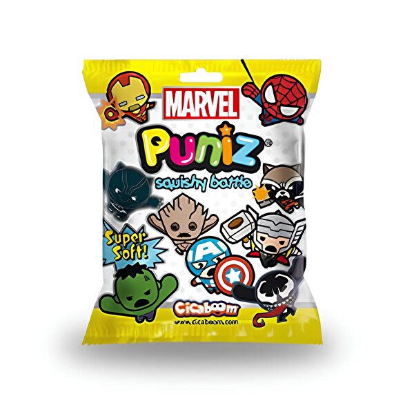 Marvel Sürpriz Puniz Squishy Figür Paketi