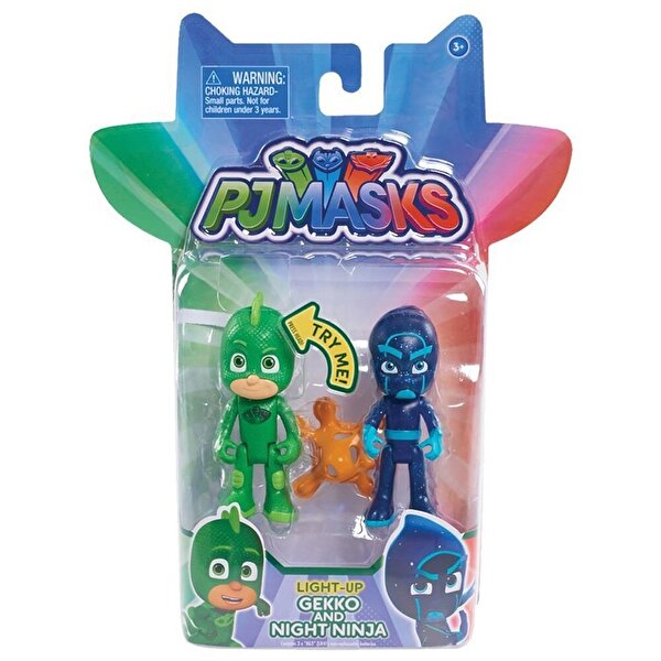 PJ Maskeliler İkili Figür Gekko ve Night Ninja