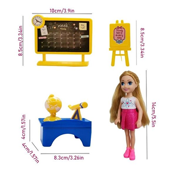 Happily Live Bebekli Okul Seti