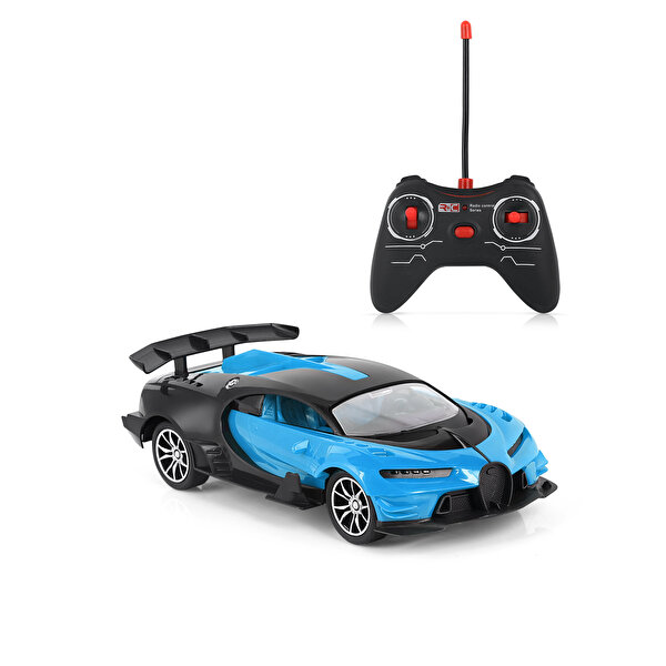 1:16 Ölçekli Uzaktan Kumandalı Mavi Bugatti