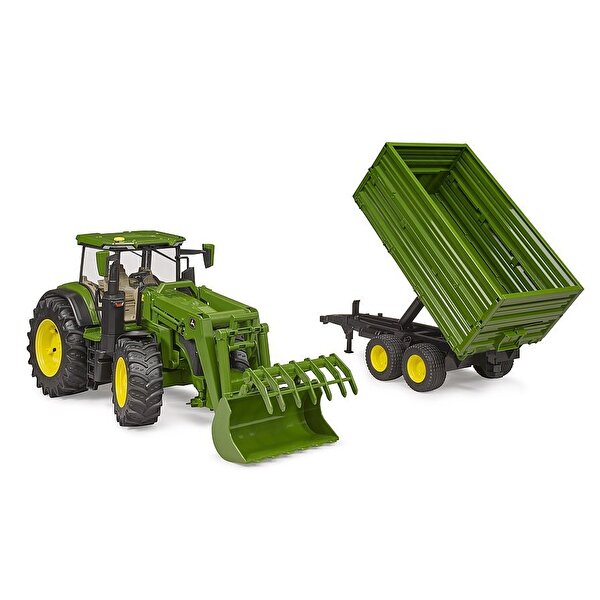 Bruder John Deere 7R 350 Kepçeli Traktör ve Römork