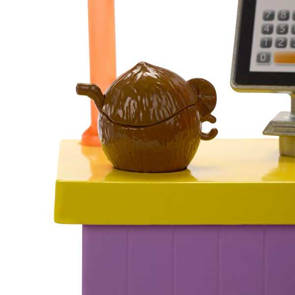 Barbie Yaz Tatili Bebek ve Smoothie Standı Oyun Seti JLX41