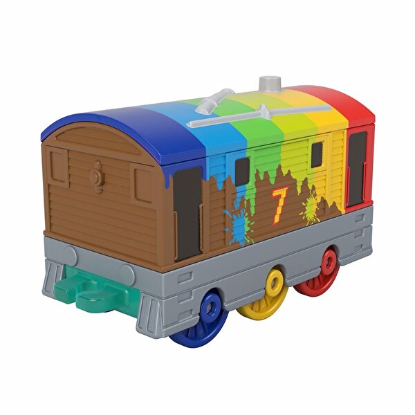 Thomas ve Arkadaşları Trackmaster Sür-Bırak Küçük Tekli Trenler Rainbow Toby GYV65