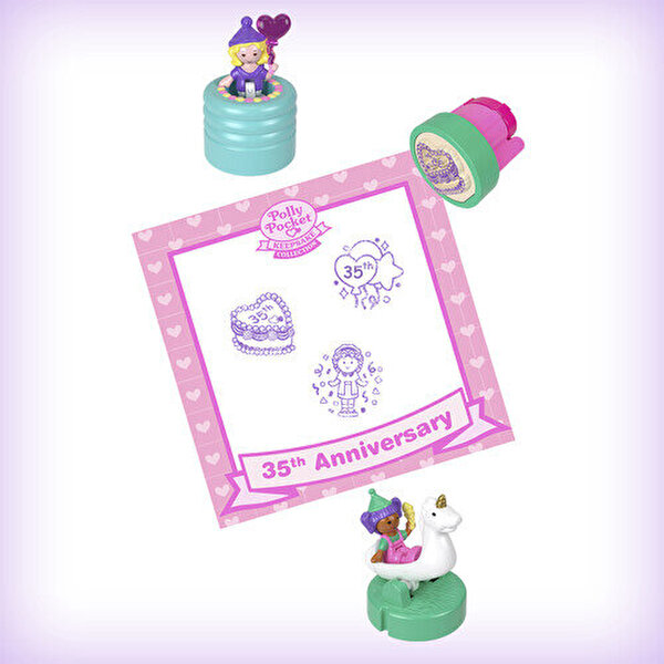 Polly Pocket Polly 35th Birthday Partytime Stamper HWP20