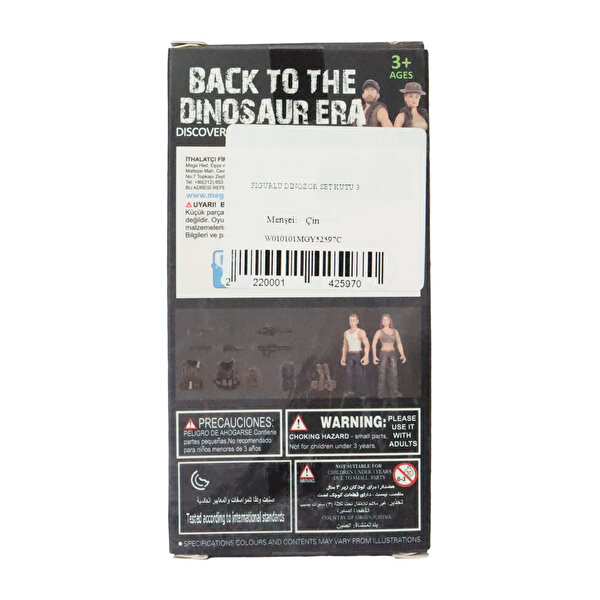 Figürlü Dinozor Savunma Seti 3