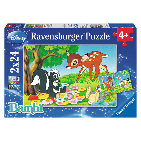 Ravensburger Puzzle 2x24 Parça Disney Bambi