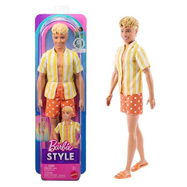 Barbie Fashionistas Bebekler Sörf Yapan Ken Bebek JJN66