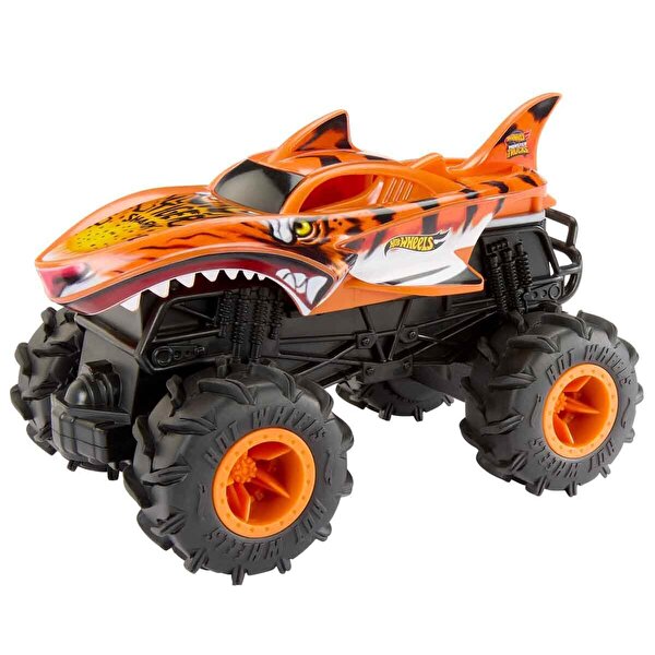 Hot Wheels Monster Trucks 1:24 Tiger Shark Uzaktan Kumandalı Araba HNV03