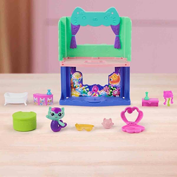 Gabby's Dollhouse Oyun Seti̇ Mercat's Spa-wesome Bathroom