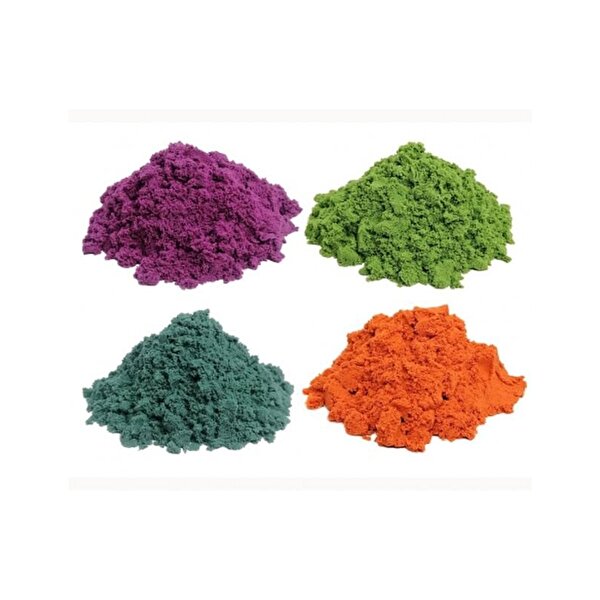 PlayToys 500 gr 5 Kalıplı Kinetik Kum Mor Kapaklı