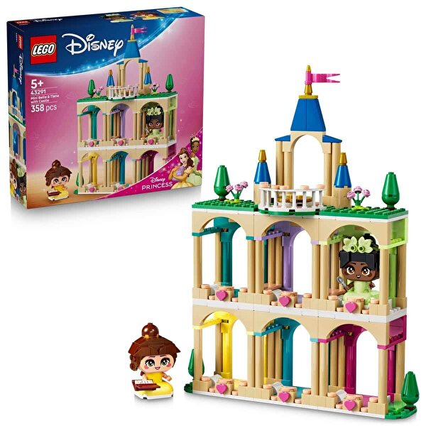 LEGO Disney Şato ile Mini Belle ve Tiana 43291