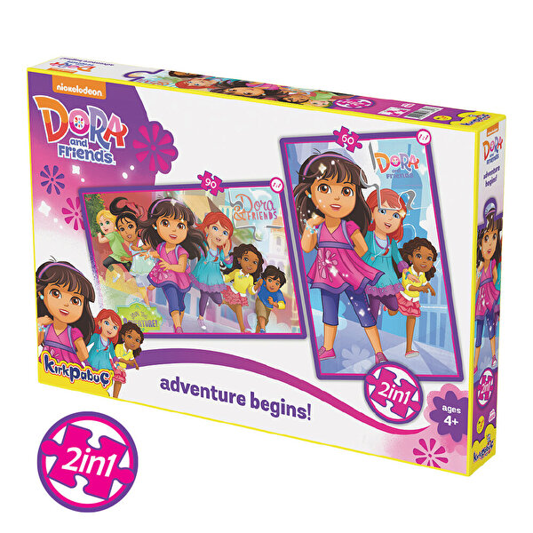Kırkpabuç Dora Macera Başlıyor 2´li Puzzle