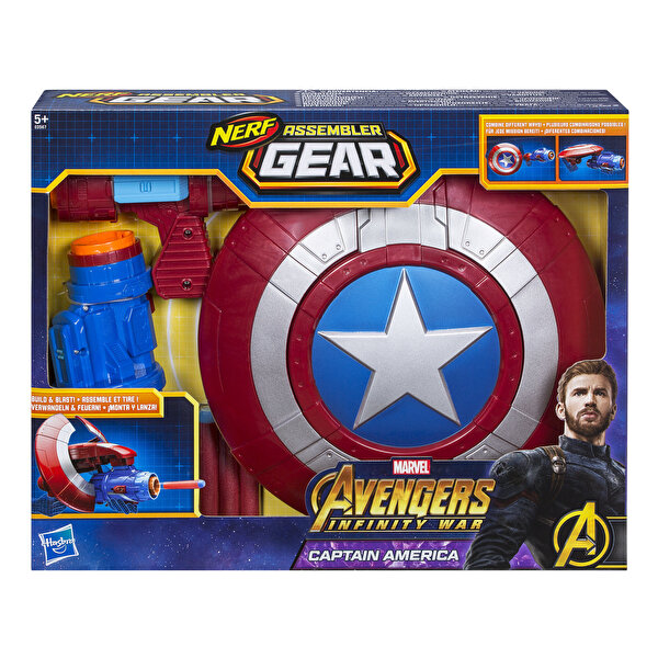 Avengers Assembler Gear Captain America Kalkan