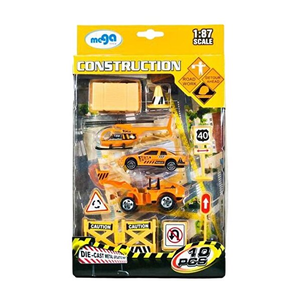 Metal İnşaat Set 10 Parça