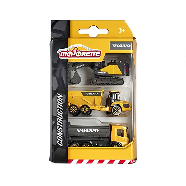 Majorette Volvo 3’lü İnşaat Araçları 2