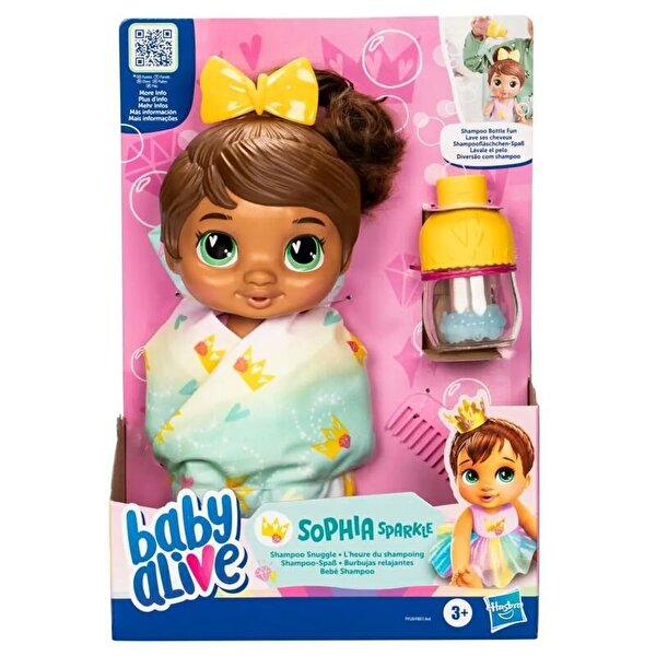 Baby Alive Bebeğimler Şampuan Eğlencesi Esmer F9120
