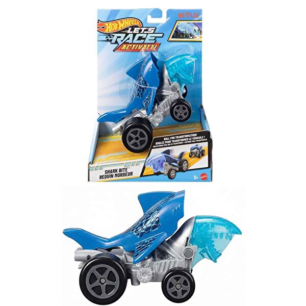Hot Wheels Let s Race Activate Tekli Arabalar Shark Bite JJX21