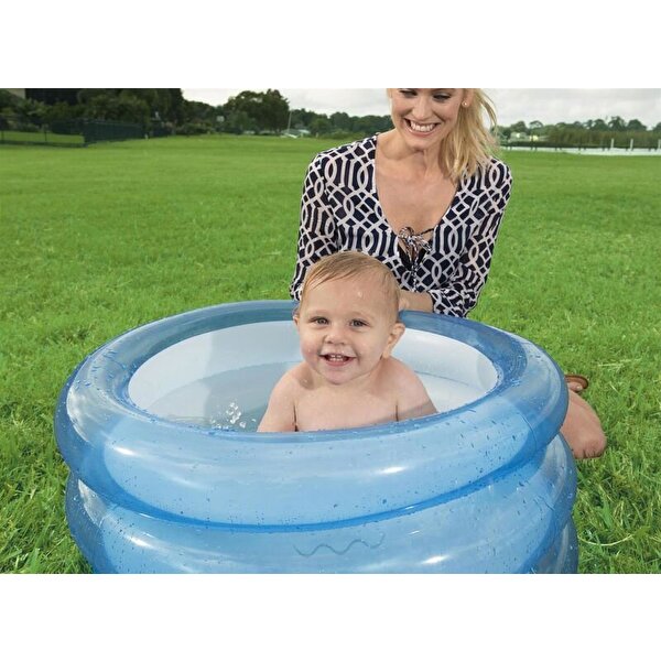 Bestway 3 Bölmeli Bebek Havuzu Mavi