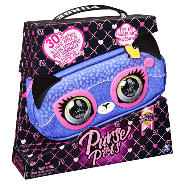 Purse Pets Savannah Spotlight Işıklı Çanta Çita