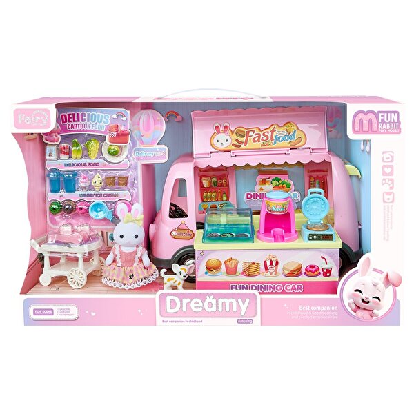 Bay Dreamy Mini Tavşan Tatlı Karavan Oyun Seti