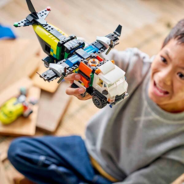 LEGO City Uçak Servis Kamyonu ve Hoverkraft Karışımı 60505