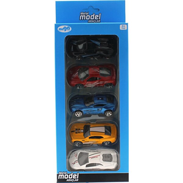 Mega Beşli Die Cast Model Araba Seti