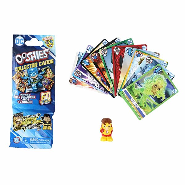 Ooshies DC Figür ve Kartlar Sürpriz Paket 21963