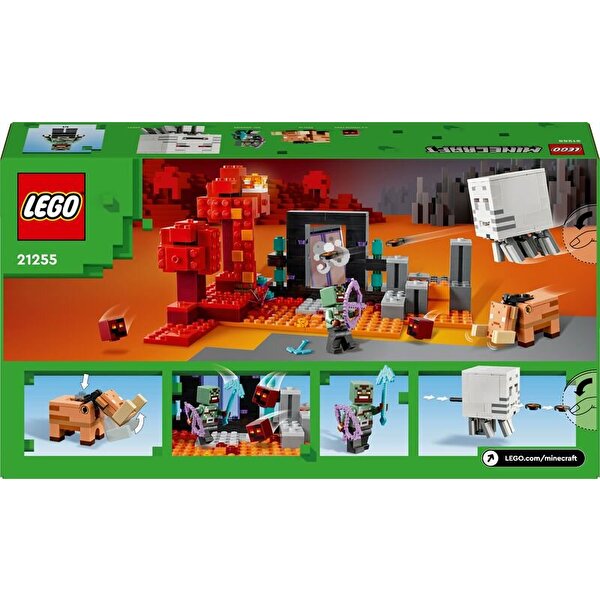 LEGO Minecraft Nether Geçidi Pususu 21255