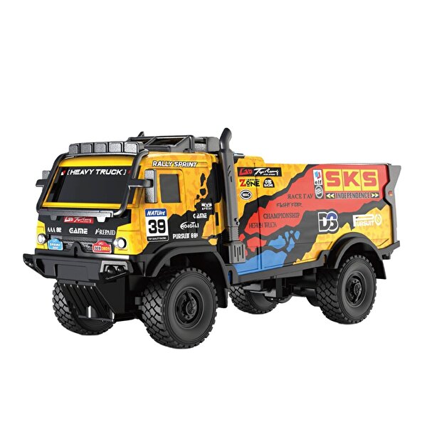 1:20 Sesli ve Işıklı Heavy Truck Arazi Aracı Sarı
