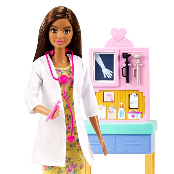 Barbie Ben Büyüyünce Oyun Seti Çocuk Doktoru Bebek GTN52