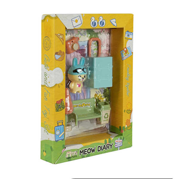 Meow Diary Mini Figürlü Seyahat Oyun Seti