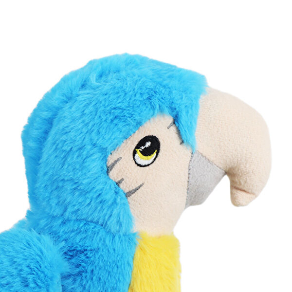Peluş Papağan Mavi 35 Cm