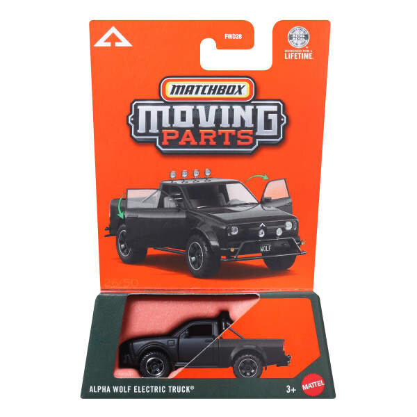 Matchbox 1:64 Arabalar Alpha Wolf Electric Truck JHV59