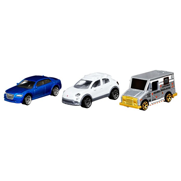Matchbox Üçlü Araba Seti Mbx City Drivers HFK14