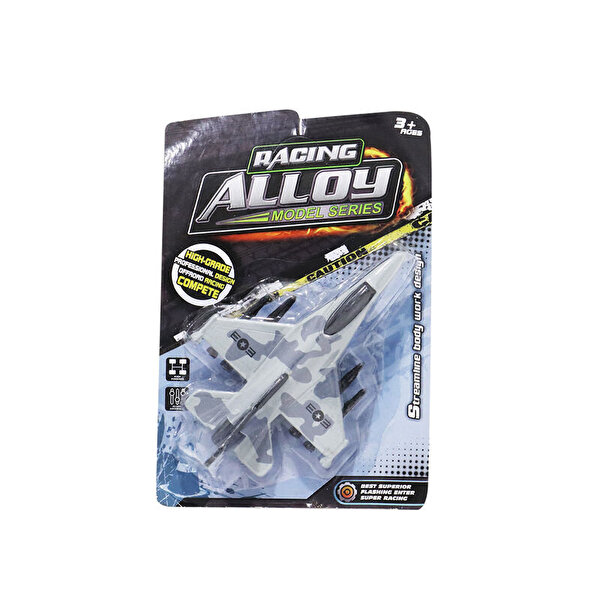 Renkli Çek Bırak Uçak Askeri̇ Gri