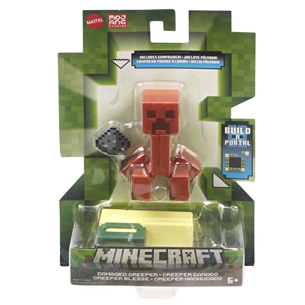 Minecraft Aksesuarlı Figürler Damaged Creeper HLB15