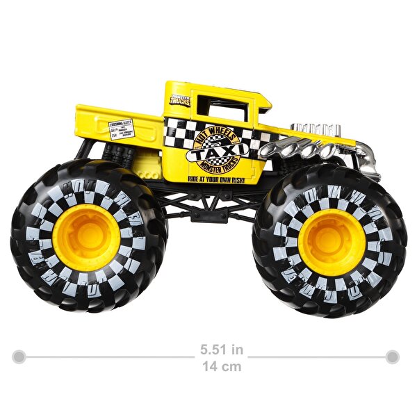Hot Wheels Monster Trucks 1:24 Arabalar Taxi GTJ45